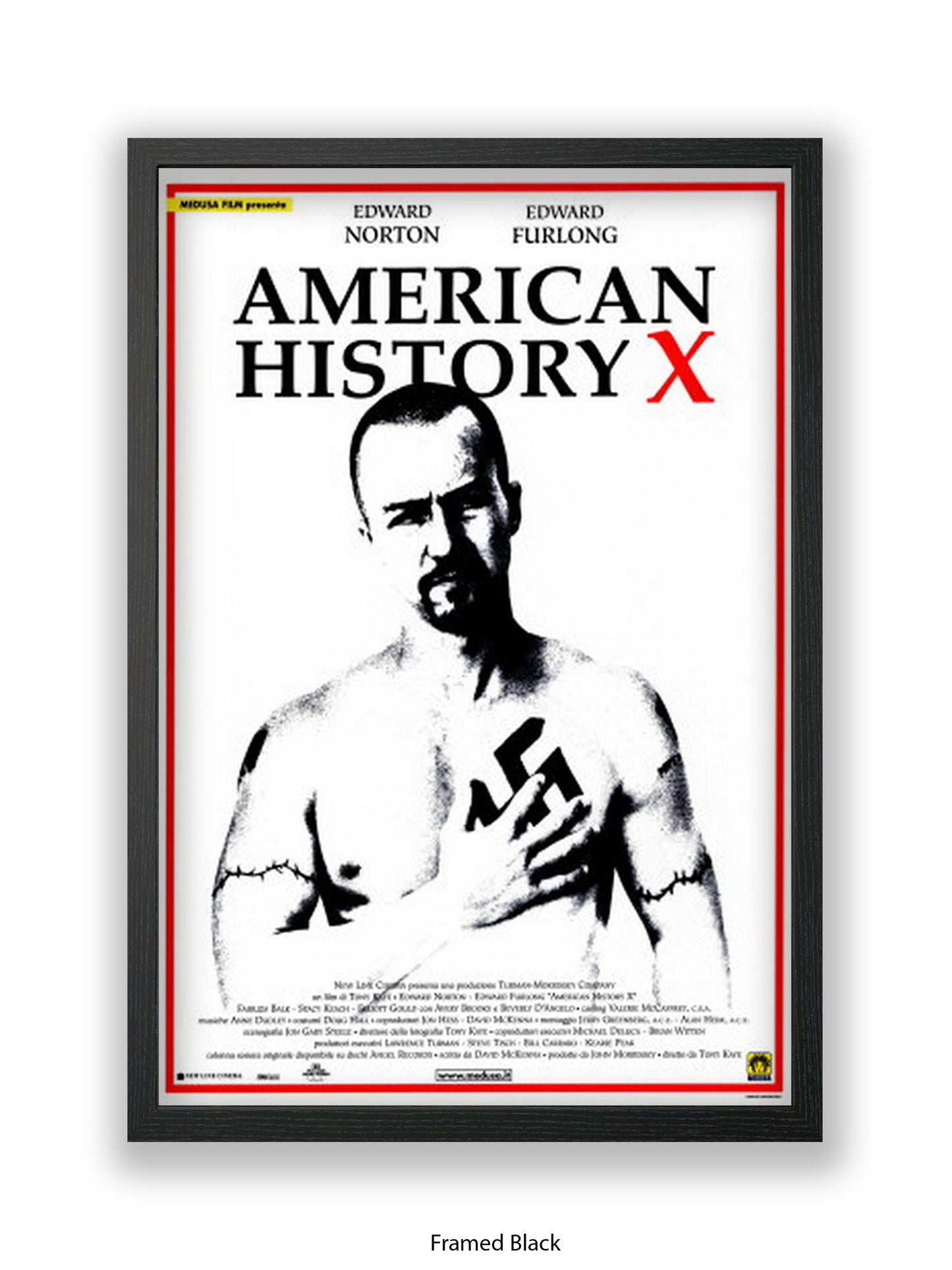 American History X -  Very rare - Italian - One sheet poster