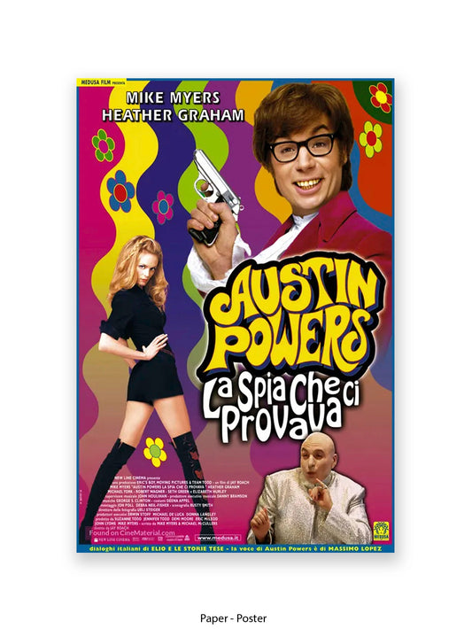 Austin Powers - La Spia Che Ci Provava - Italian One sheet poster