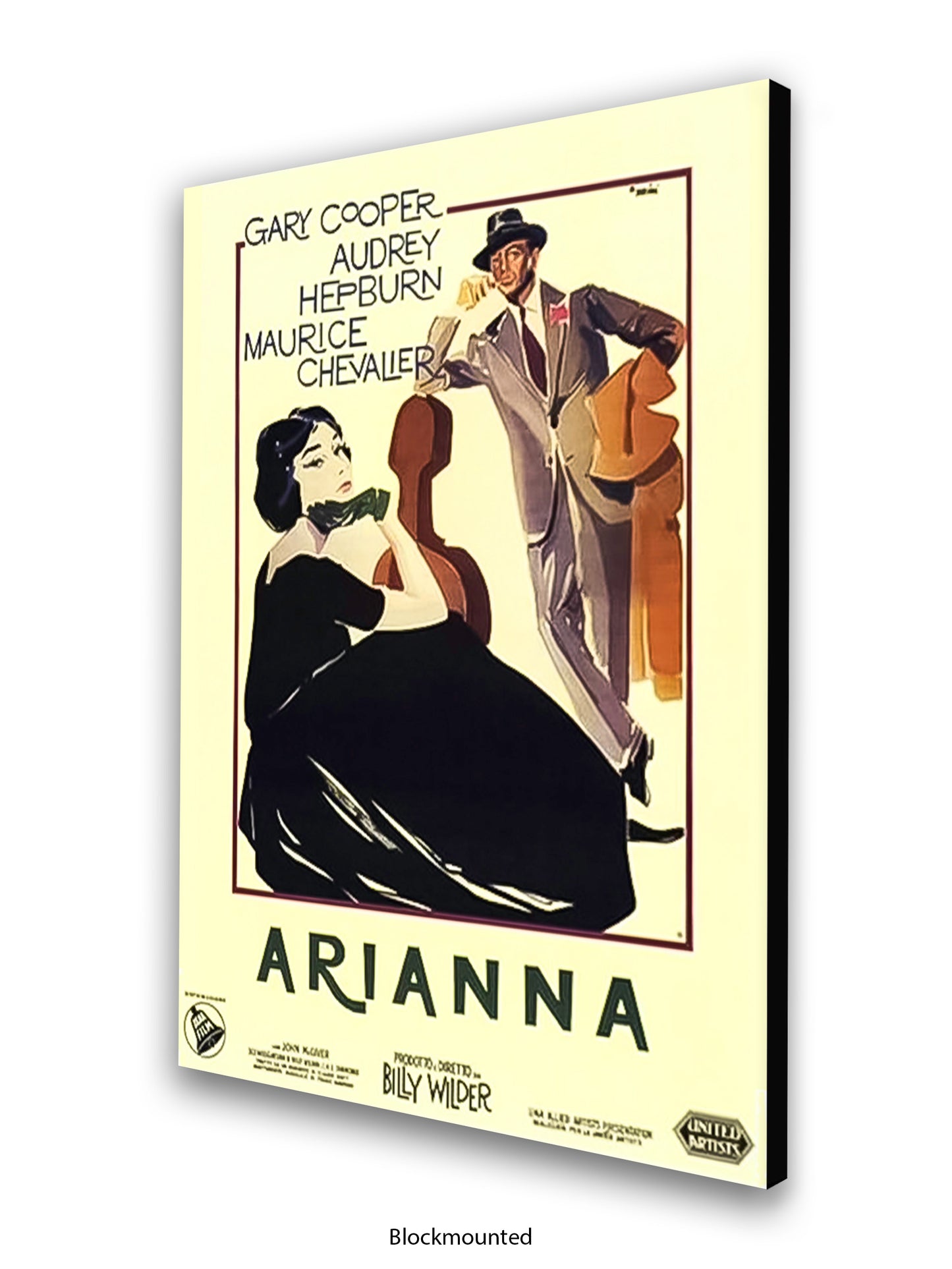 Arianna - Love In The Afternoon - Very Rare - One sheet poster