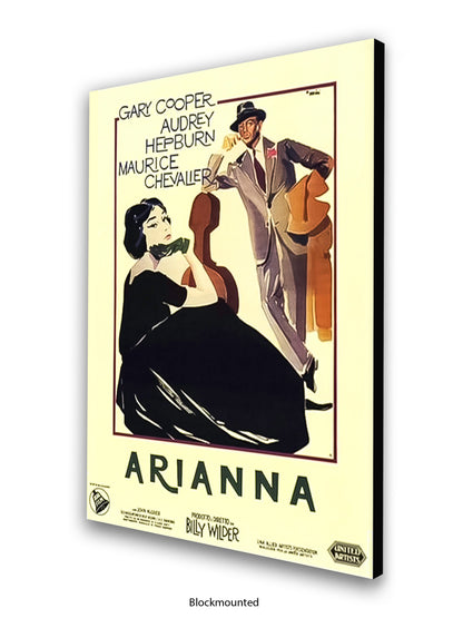 Arianna - Love In The Afternoon - Very Rare - One sheet poster