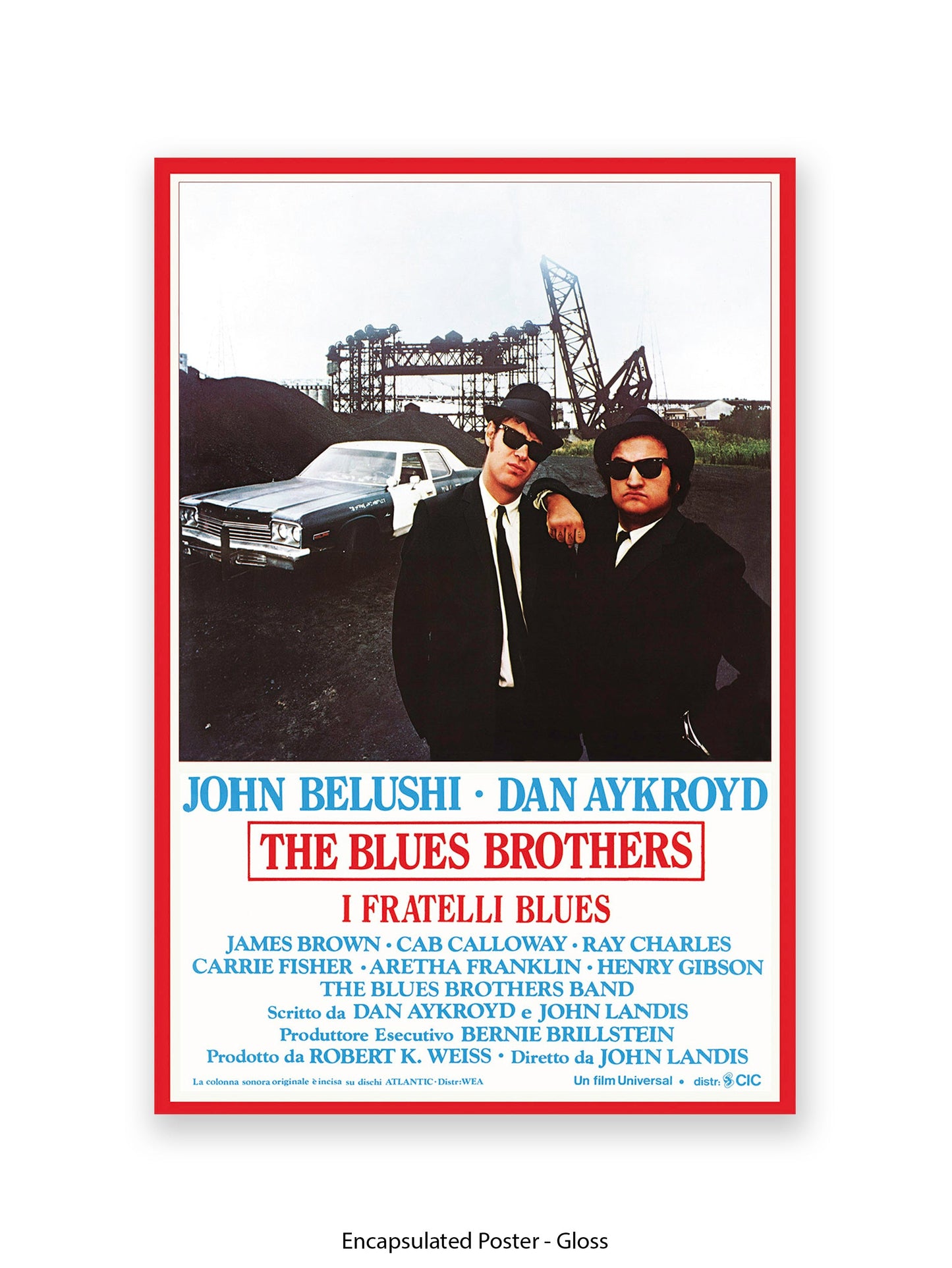Blues Brothers - Very rare 1980s Italian One sheet poster