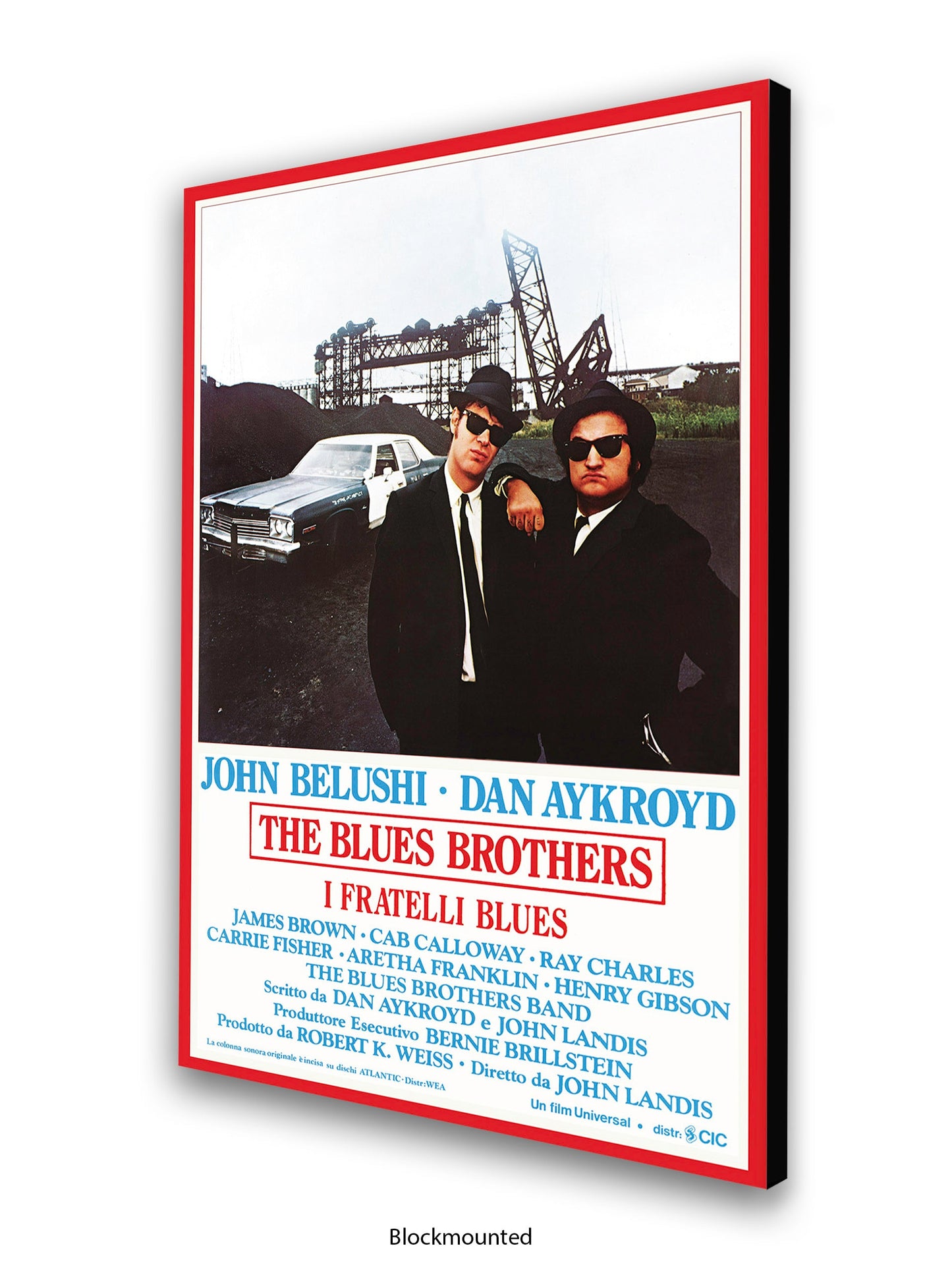 Blues Brothers - Very rare 1980s Italian One sheet poster