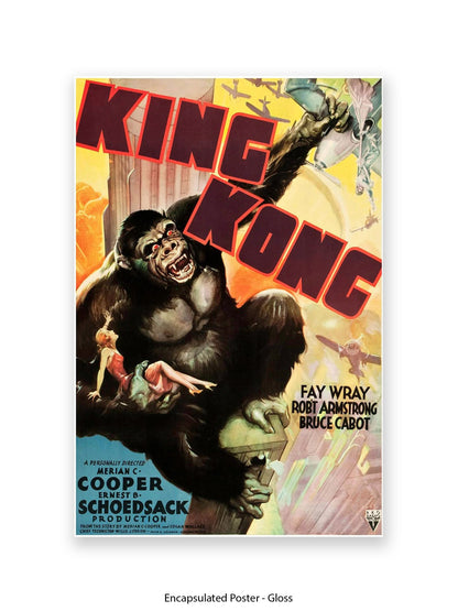 King Kong - Very rare 1980s - One sheet poster
