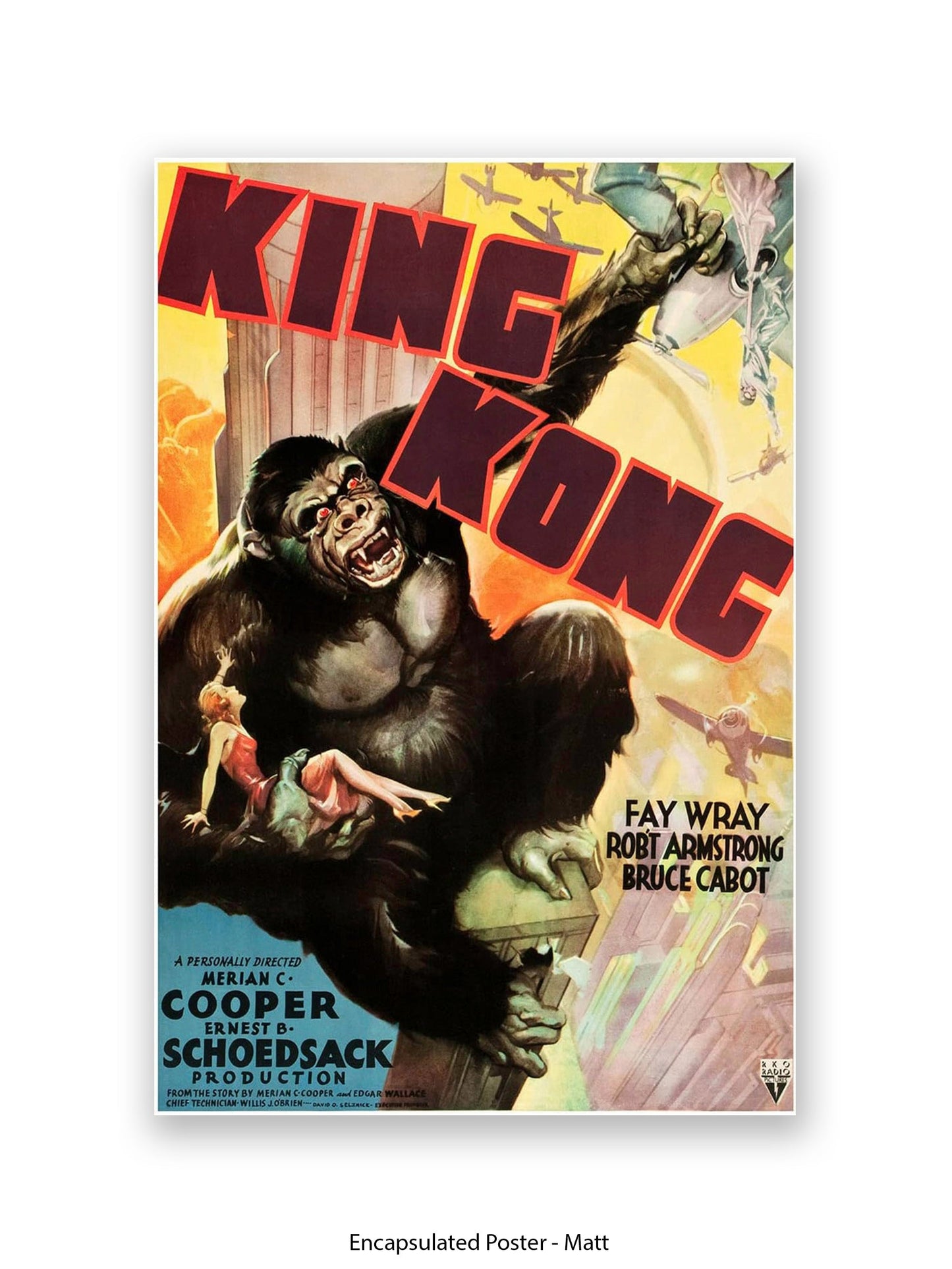 King Kong - Very rare 1980s - One sheet poster