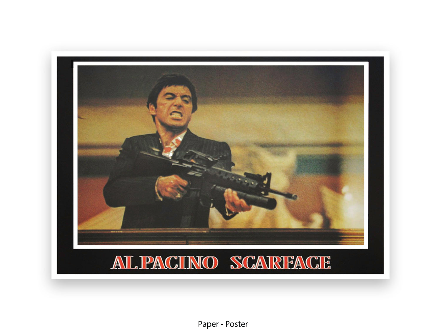 Scarface - Machine Gun - Very rare 1980 - One sheet poster – www ...