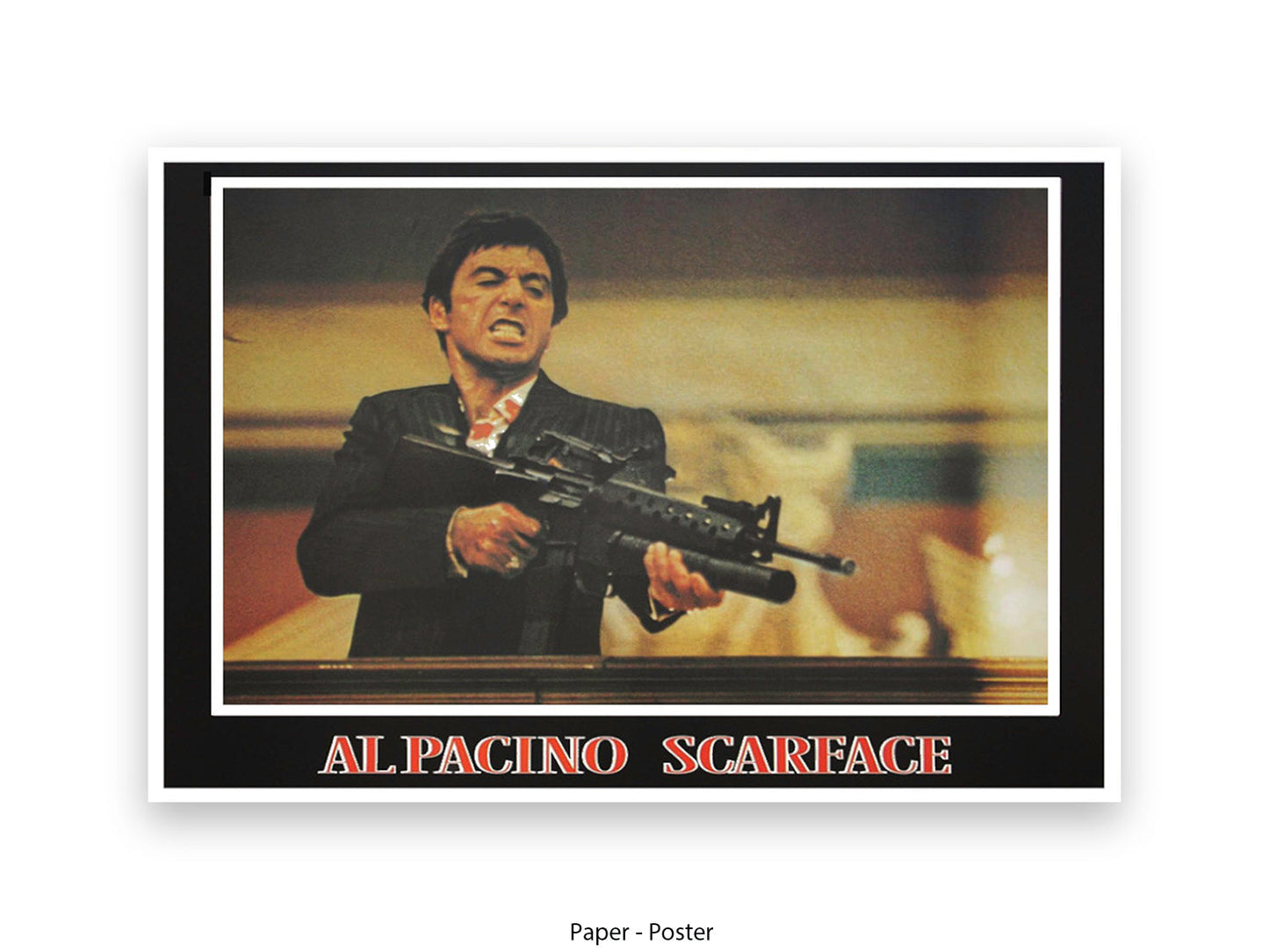 Scarface - Machine Gun - Very rare 1980 - One sheet poster