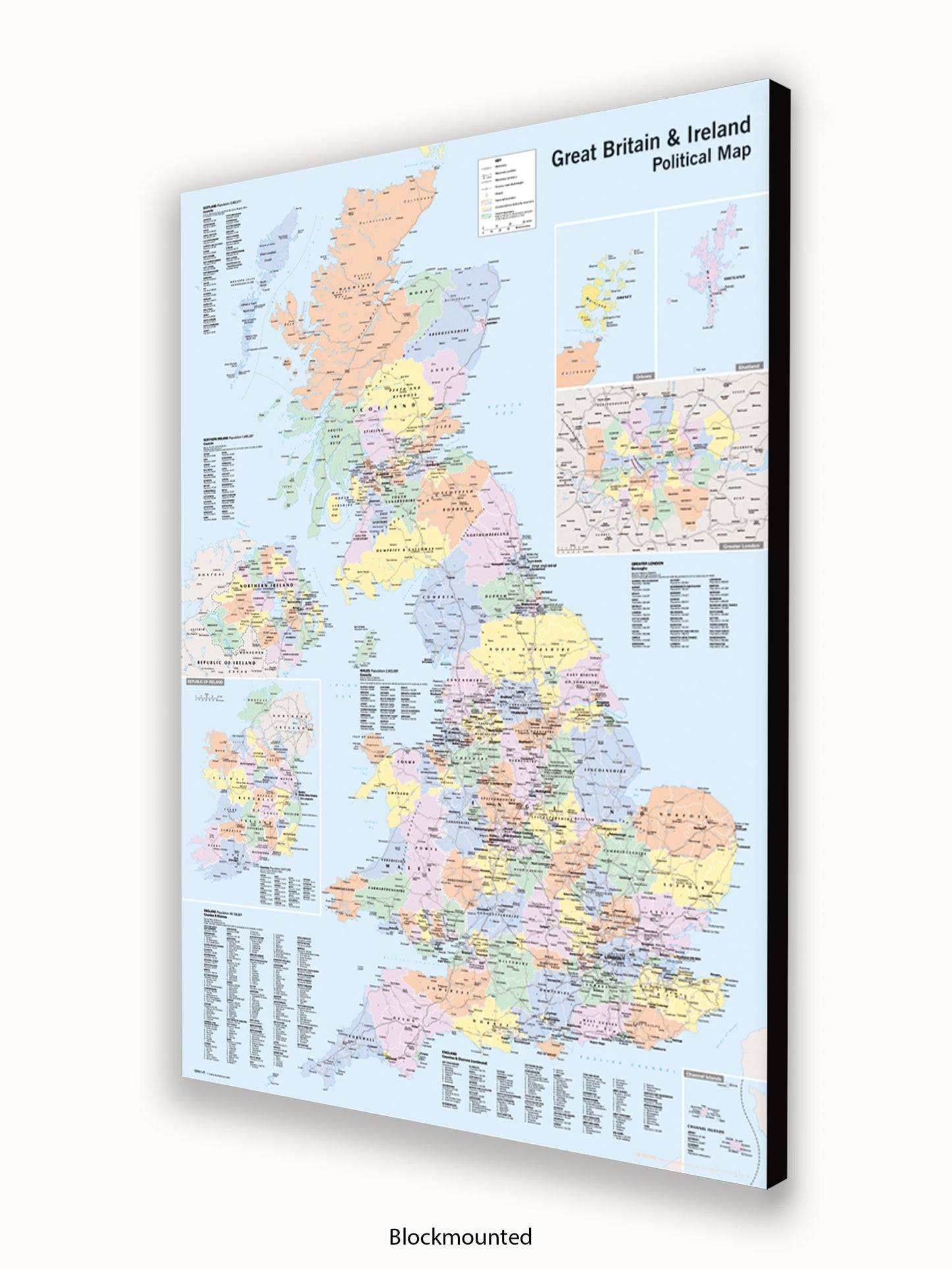 United Kingdom Map Poster