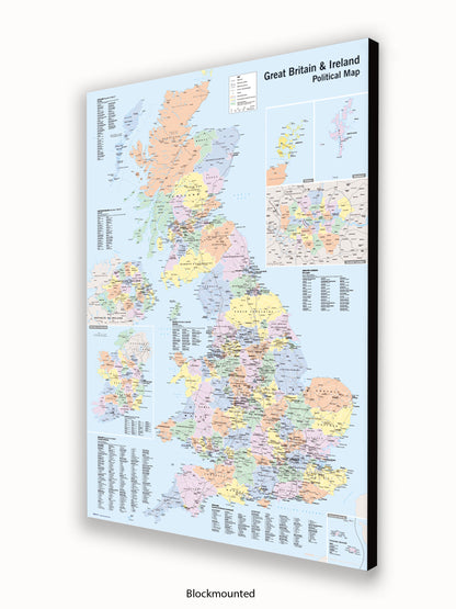 United Kingdom Map Poster