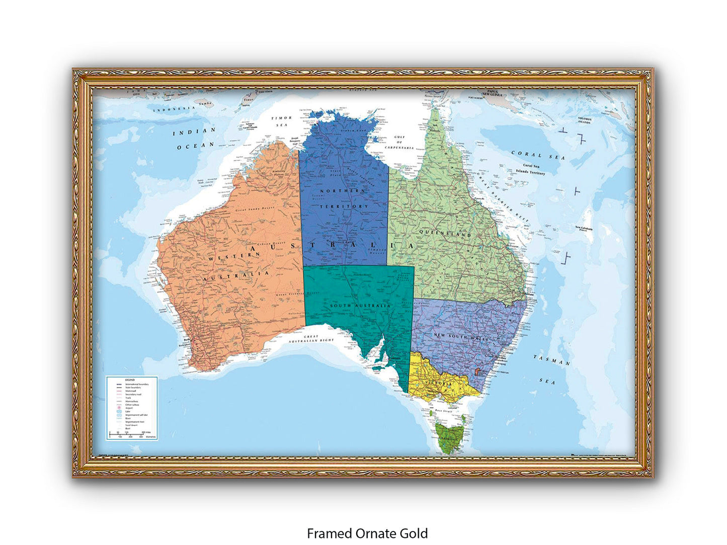 Australia Map  Poster