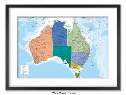 Australia Map  Poster