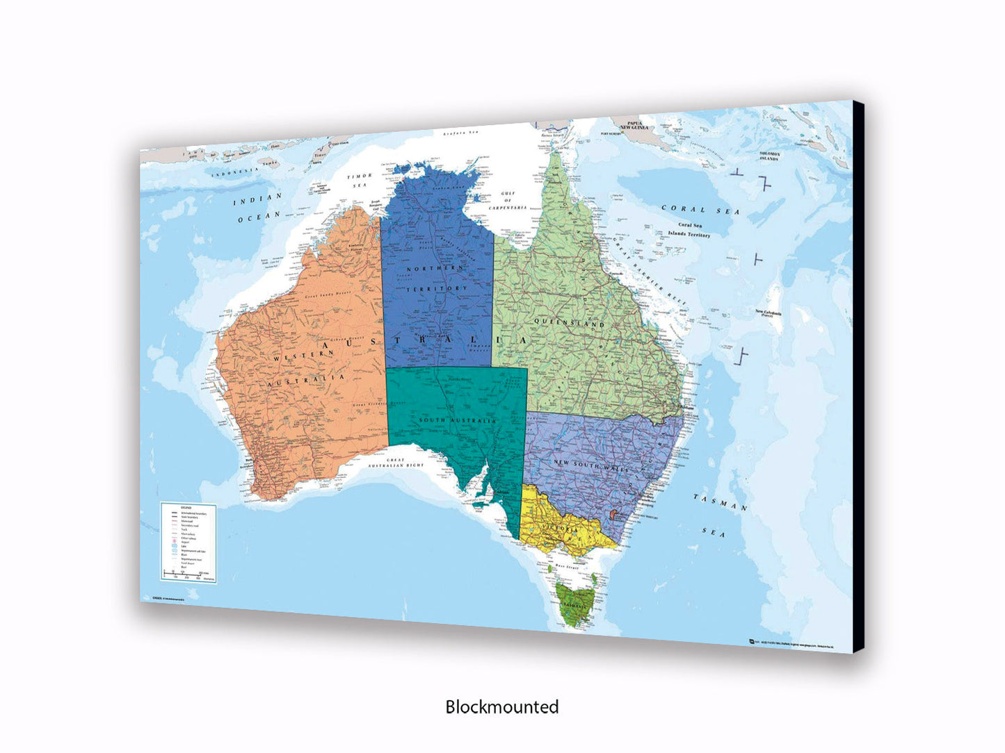 Australia Map  Poster