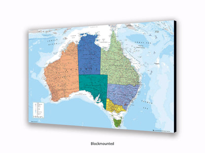 Australia Map  Poster