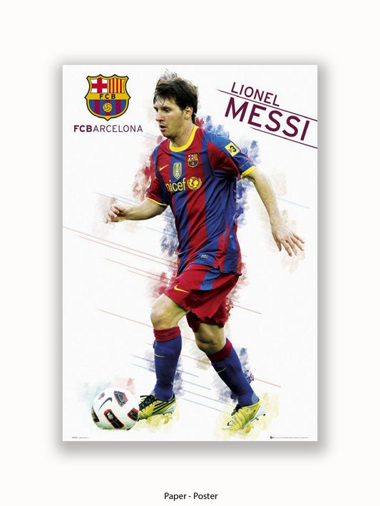 Lionel Messi  Fc Barcalona Poster