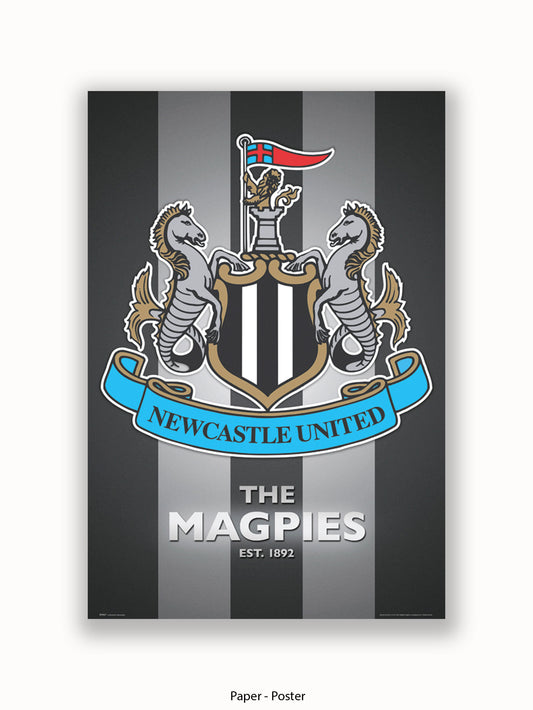 Newcastle Utd  The Magpies Poster