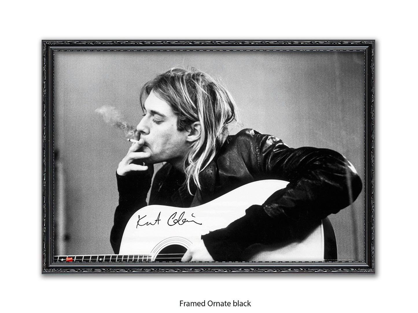 Nirvana - Kurt Cobain - smoking  - Poster