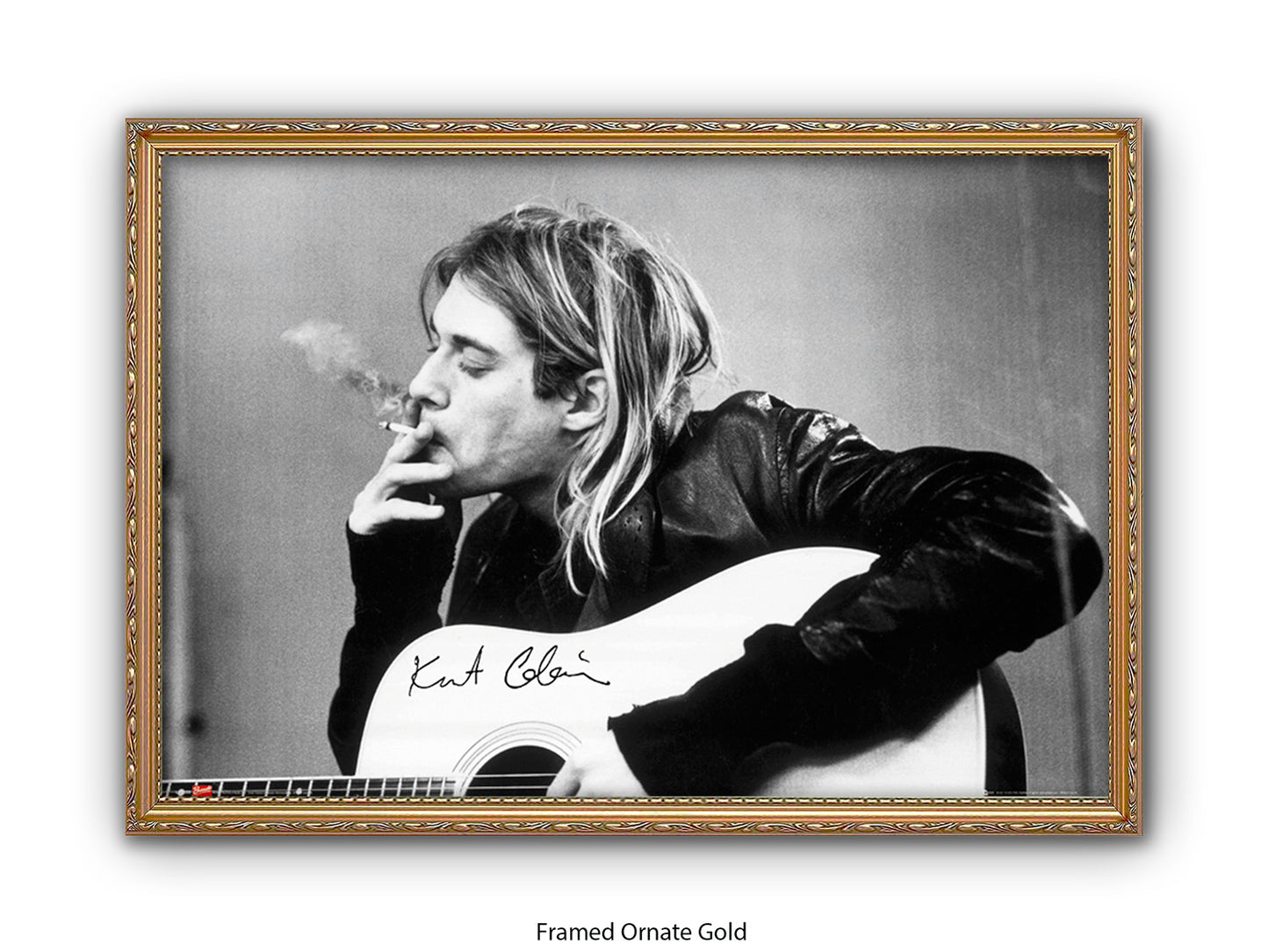 Nirvana - Kurt Cobain - smoking  - Poster