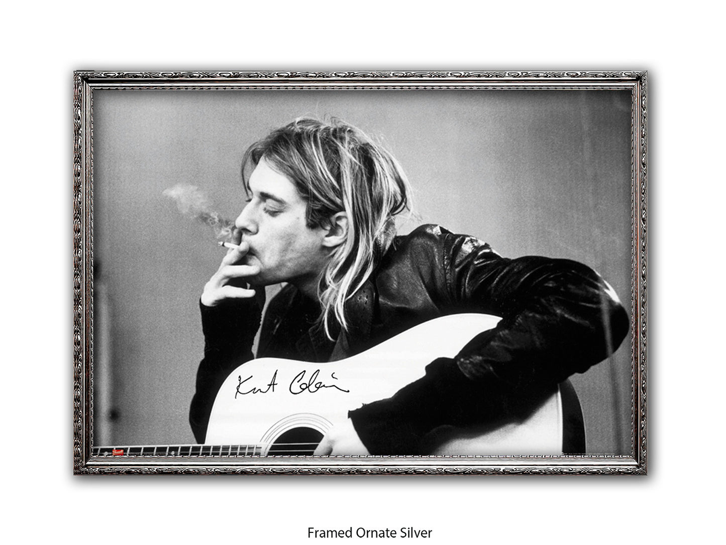 Nirvana - Kurt Cobain - smoking  - Poster