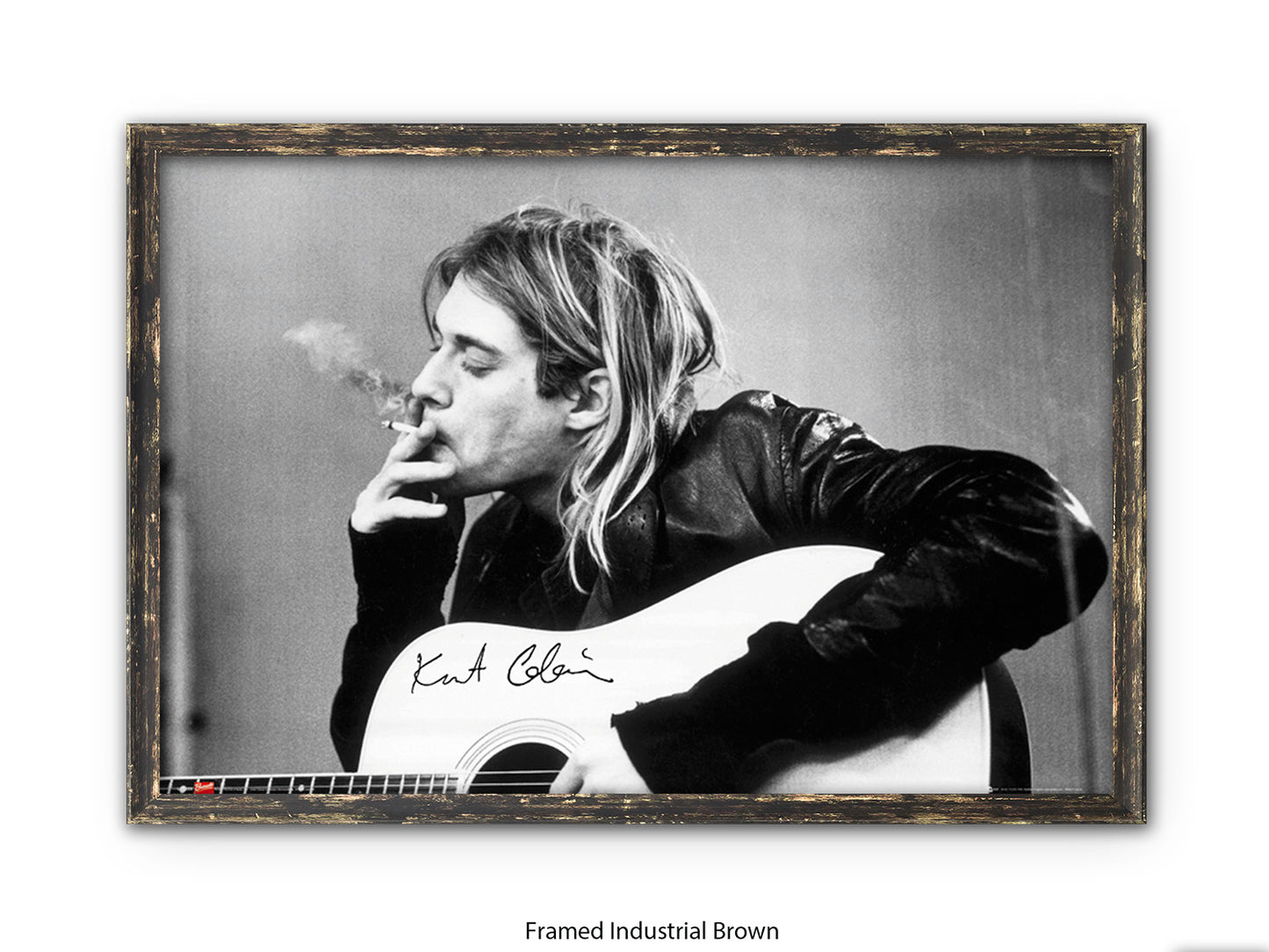 Nirvana - Kurt Cobain - smoking  - Poster