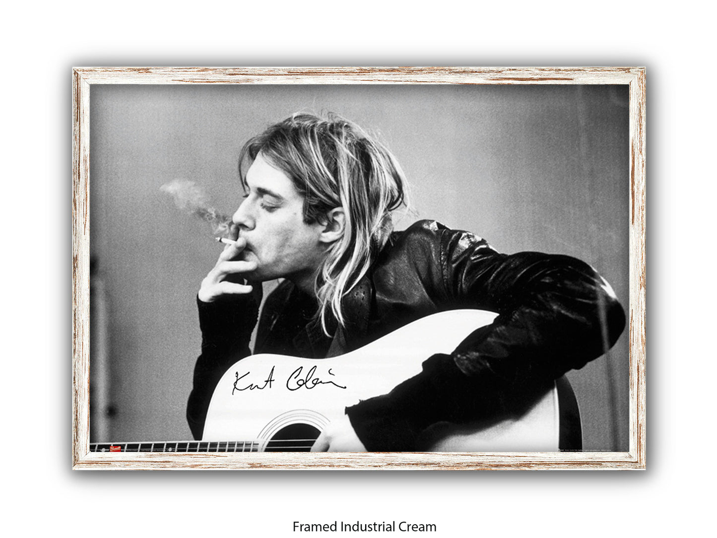 Nirvana - Kurt Cobain - smoking  - Poster