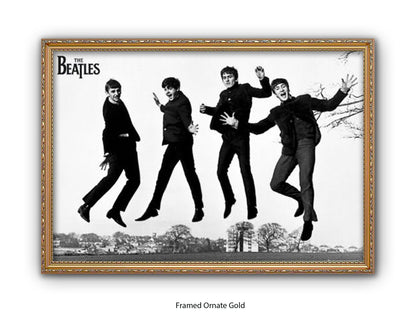 Beatles - Jumping Sefton Park | South Liverpool  - Poster