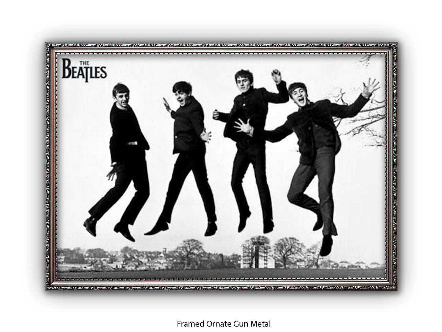Beatles - Jumping Sefton Park | South Liverpool  - Poster