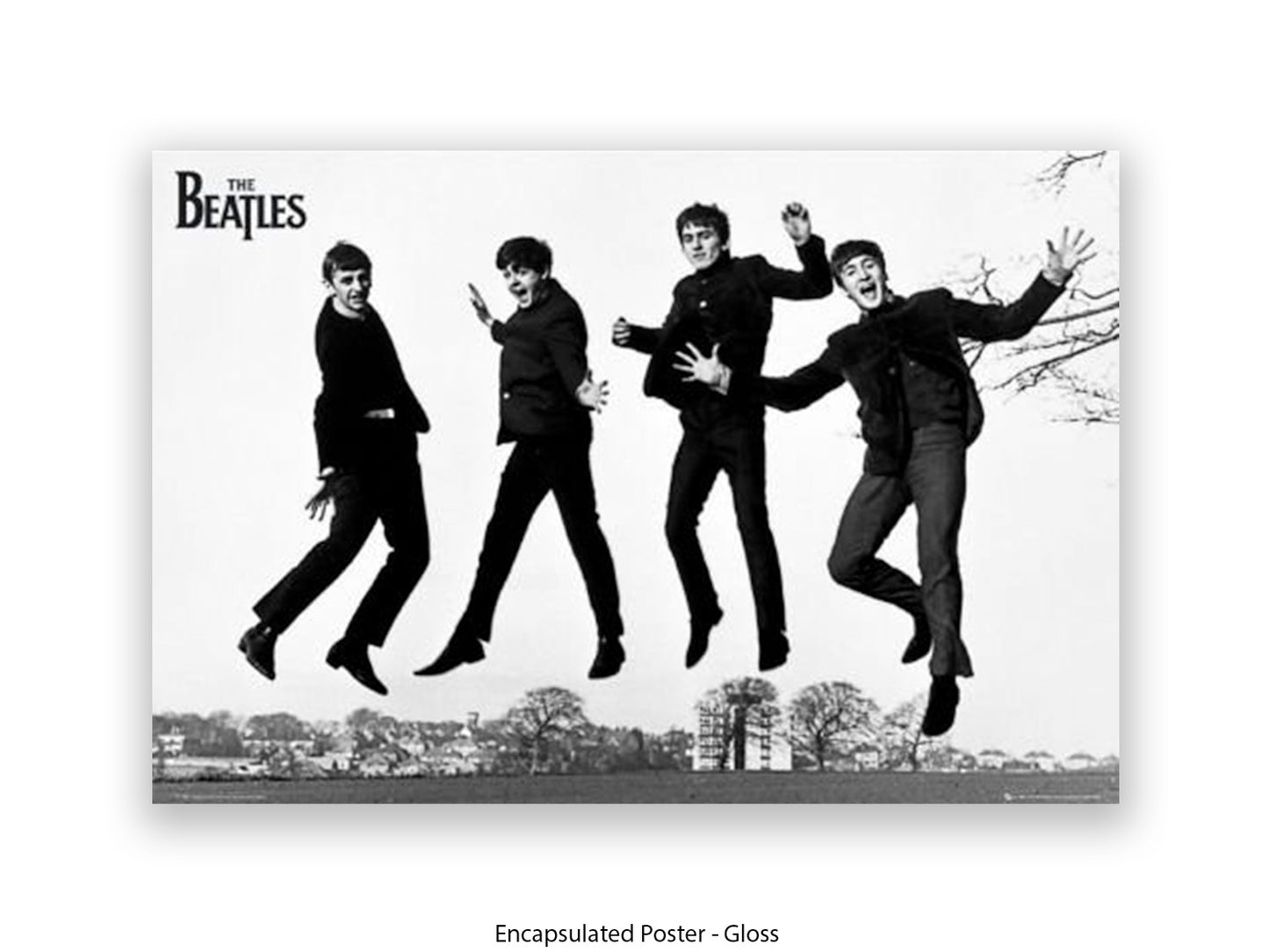 Beatles - Jumping Sefton Park | South Liverpool  - Poster