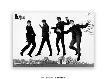 Beatles - Jumping Sefton Park | South Liverpool  - Poster