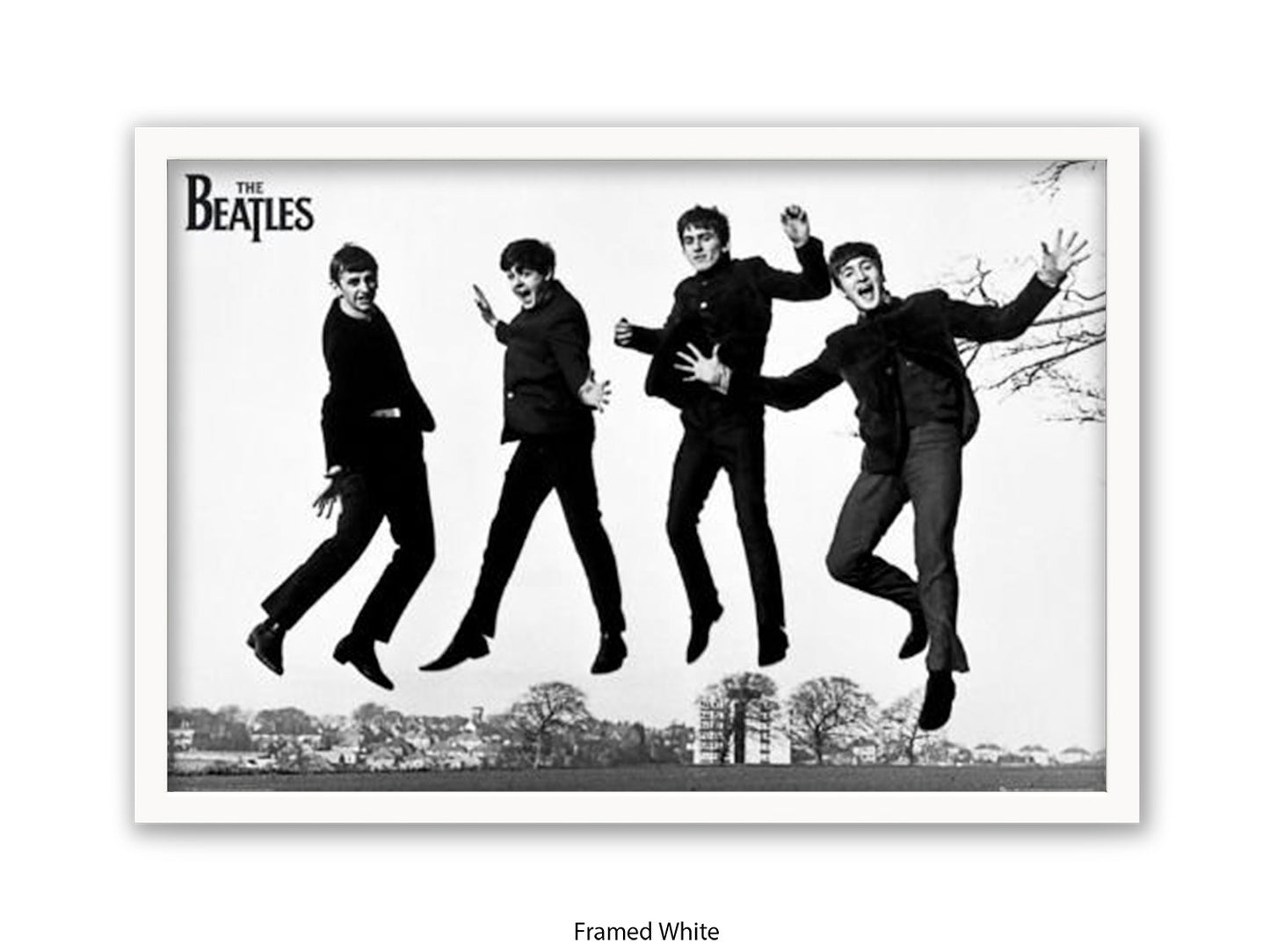 Beatles - Jumping Sefton Park | South Liverpool  - Poster