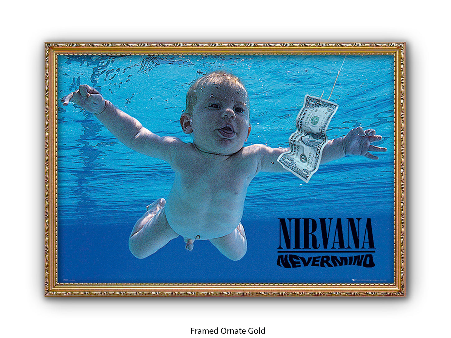 Nirvana - "NeverMind" Album Cover - Poster