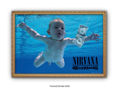 Nirvana - "NeverMind" Album Cover - Poster