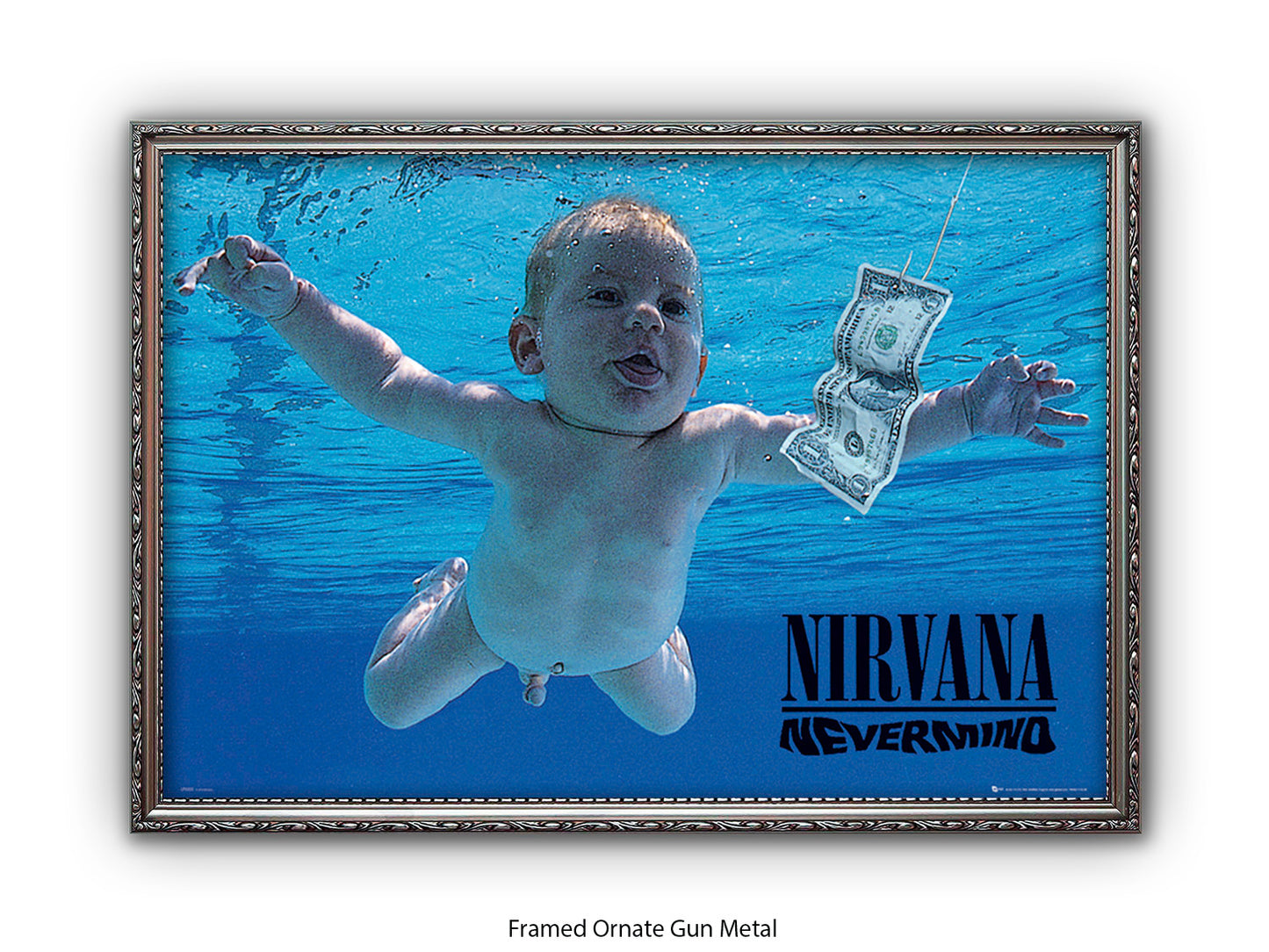 Nirvana - "NeverMind" Album Cover - Poster