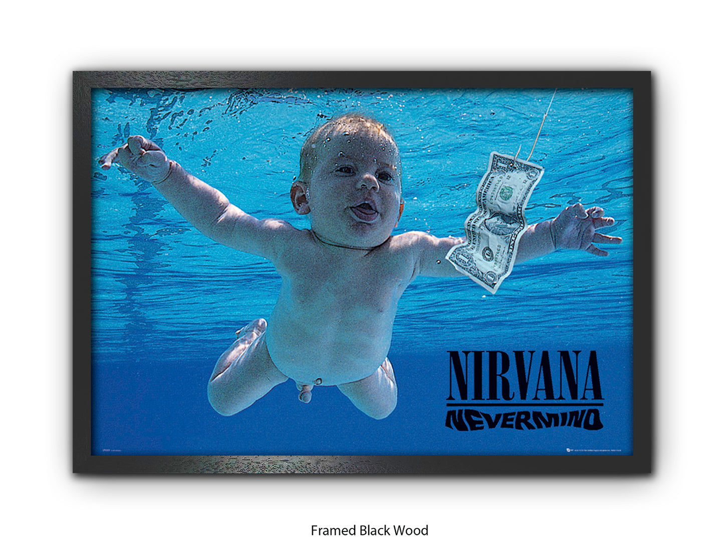 Nirvana - "NeverMind" Album Cover - Poster
