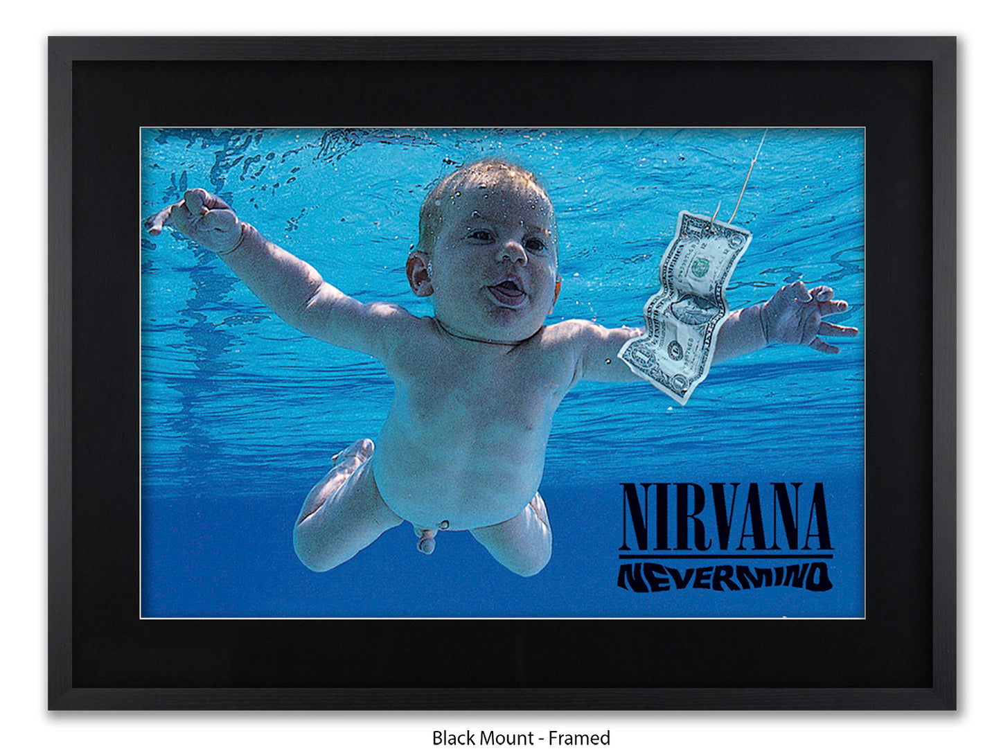 Nirvana - "NeverMind" Album Cover - Poster