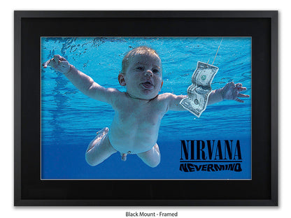 Nirvana - "NeverMind" Album Cover - Poster