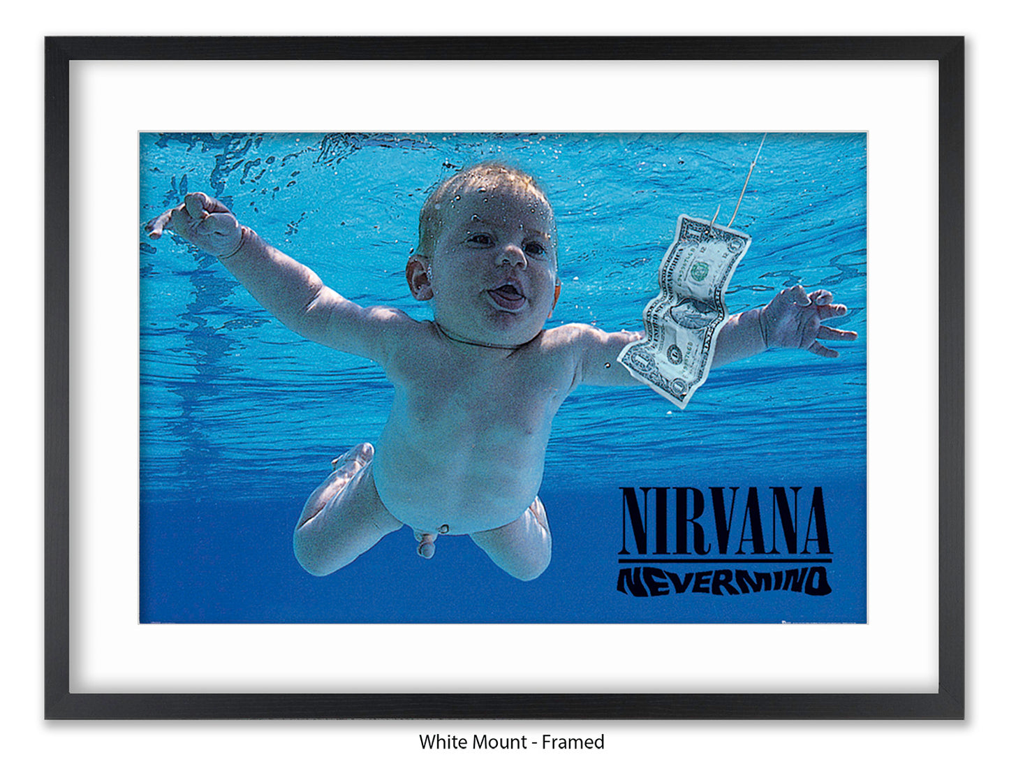 Nirvana - "NeverMind" Album Cover - Poster