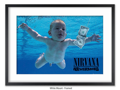 Nirvana - "NeverMind" Album Cover - Poster