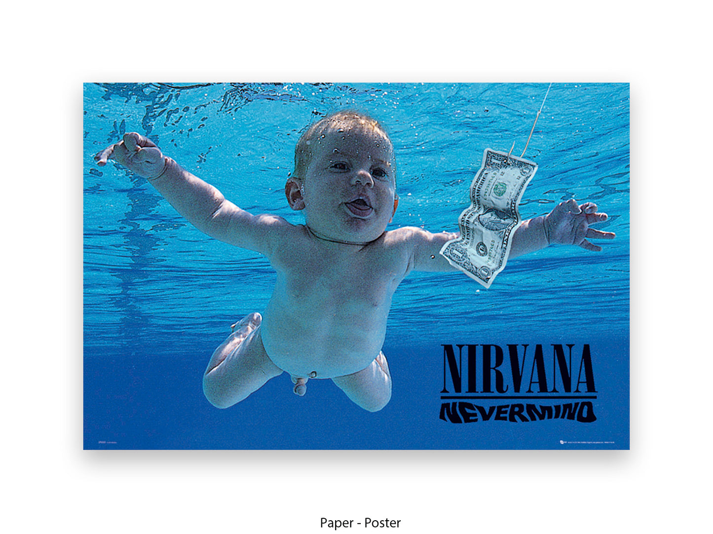 Nirvana - "NeverMind" Album Cover - Poster