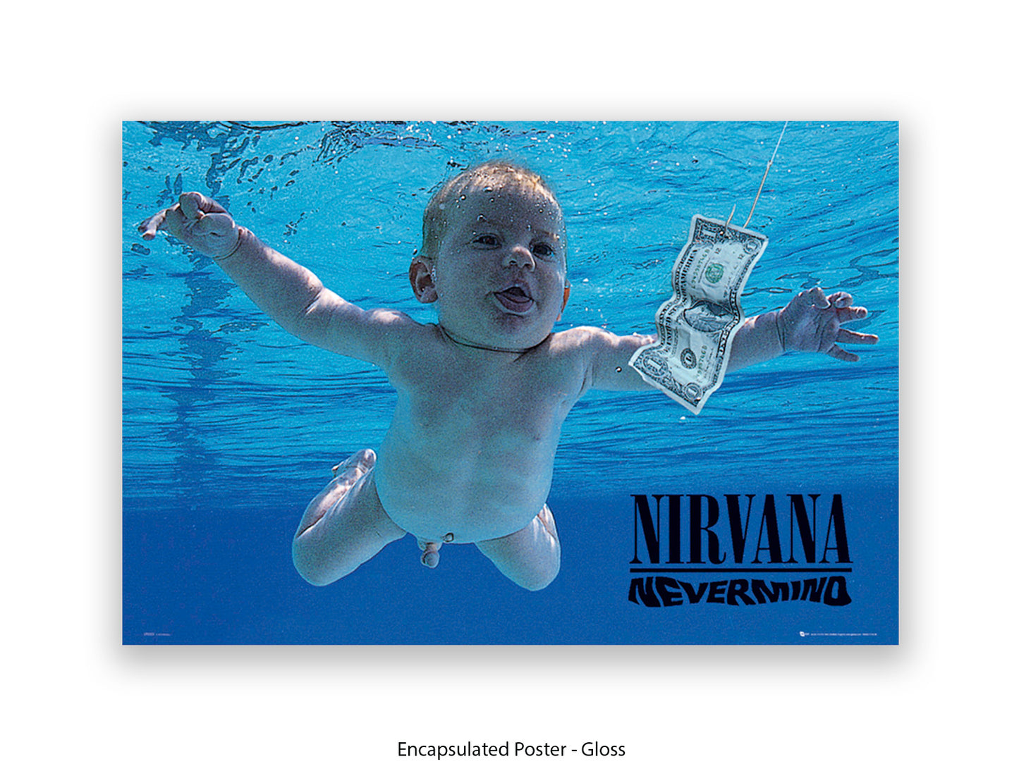 Nirvana - "NeverMind" Album Cover - Poster