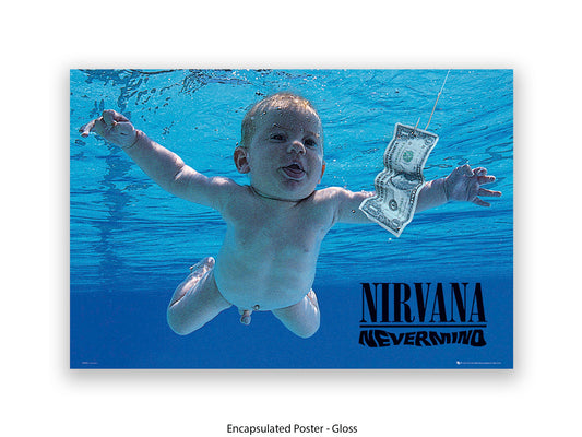 Nirvana - "NeverMind" Album Cover - Poster