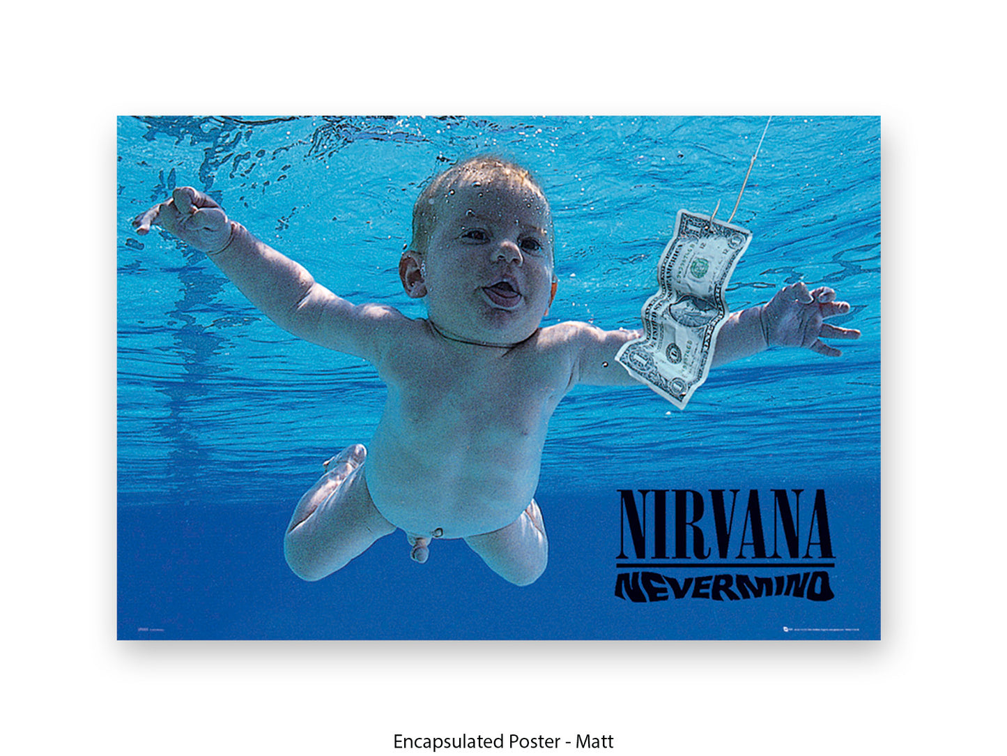 Nirvana - "NeverMind" Album Cover - Poster