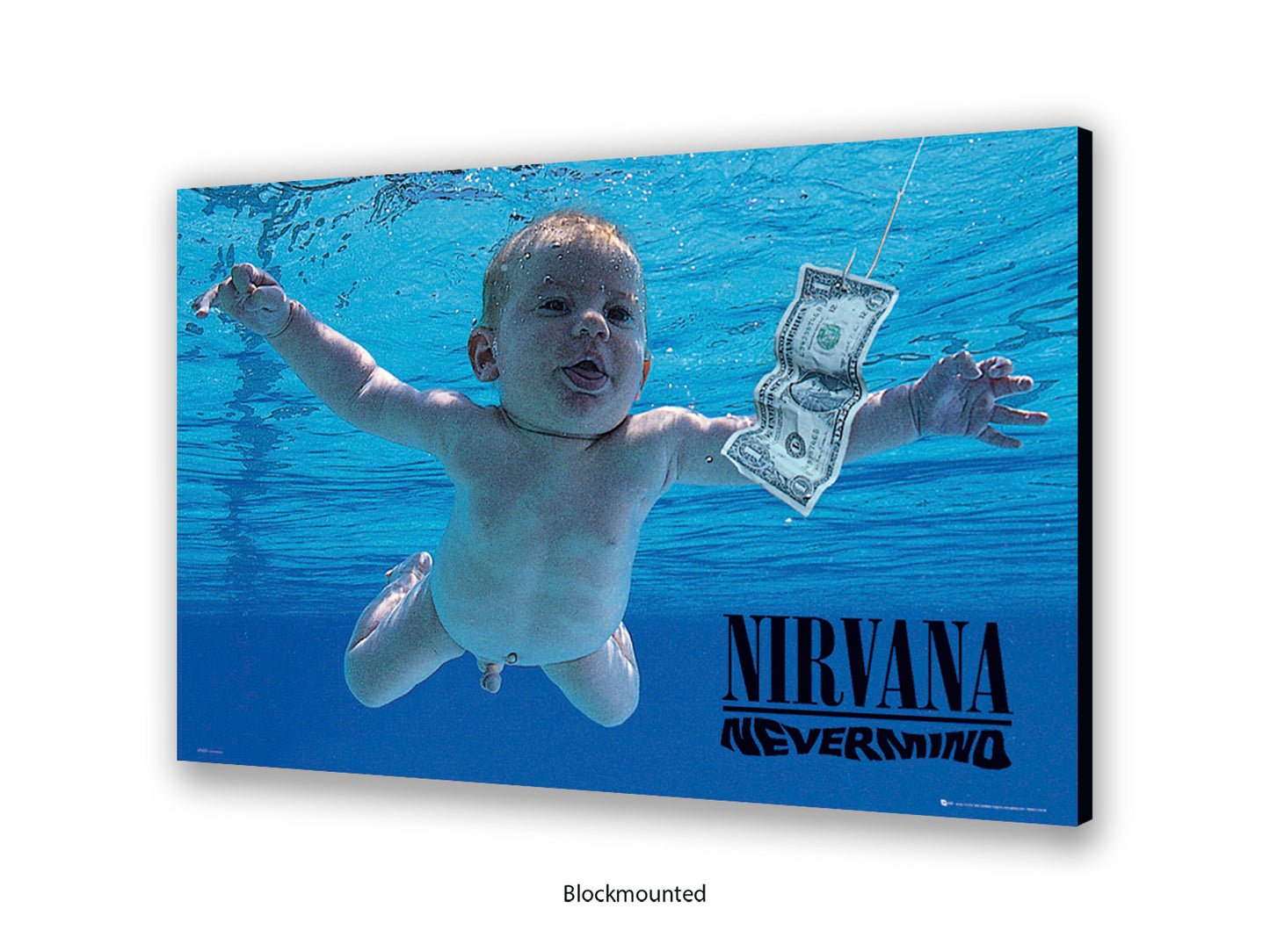 Nirvana - "NeverMind" Album Cover - Poster