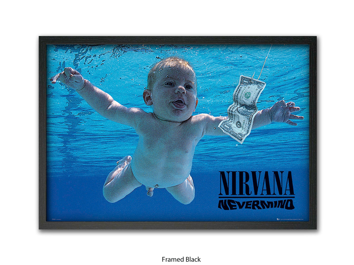 Nirvana - "NeverMind" Album Cover - Poster