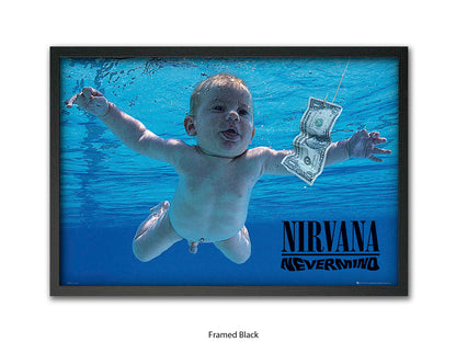 Nirvana - "NeverMind" Album Cover - Poster