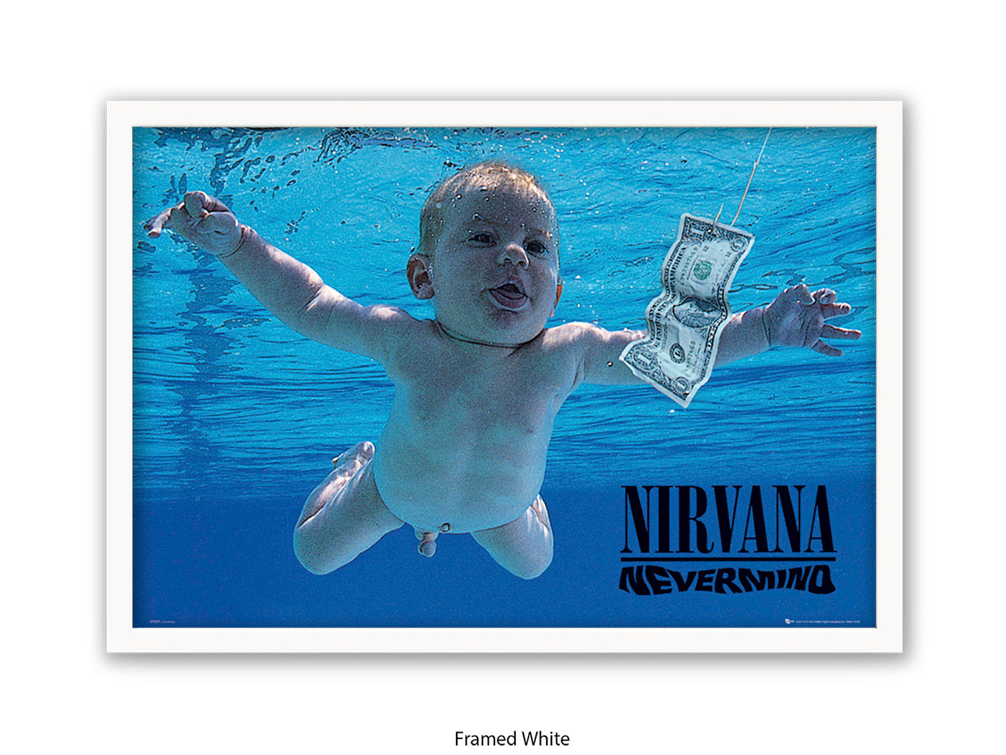 Nirvana - "NeverMind" Album Cover - Poster