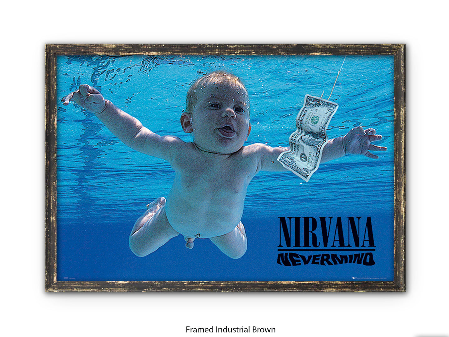 Nirvana - "NeverMind" Album Cover - Poster