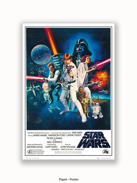 Star Wars A New Hope Classic Promo Poster