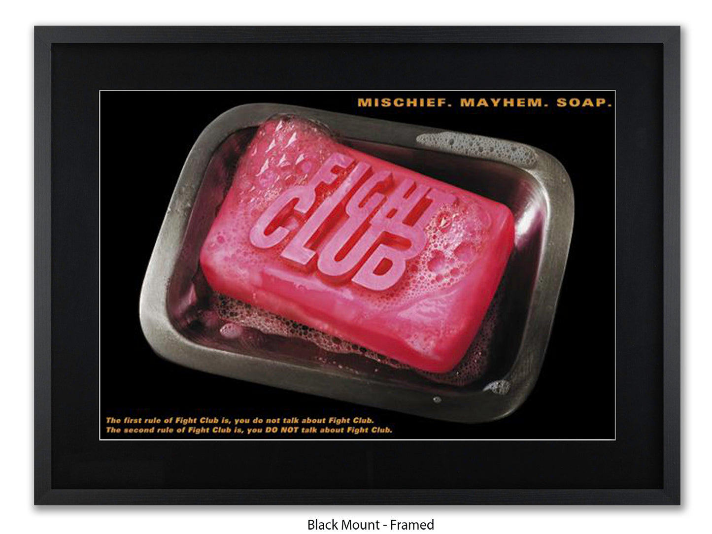 Fight Club - Mischief. Mayhem. Soap. Official  Poster