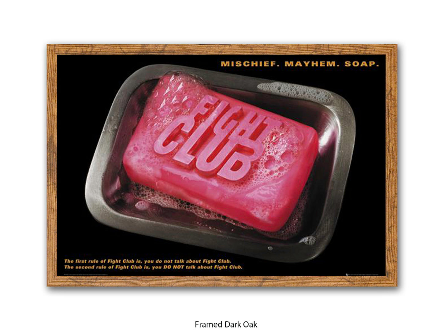 Fight Club - Mischief. Mayhem. Soap. Official  Poster