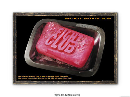 Fight Club - Mischief. Mayhem. Soap. Official  Poster