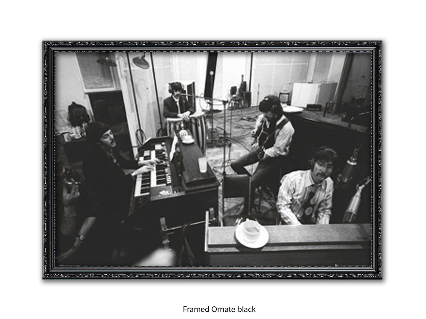 The Beatles Abbey Road Studios Poster - Studio 2 Recording Session Wall Art - Vintage Beatles Music Poster